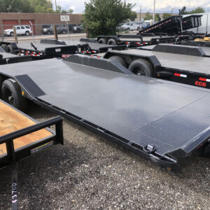 Heavy-duty steel car trailer