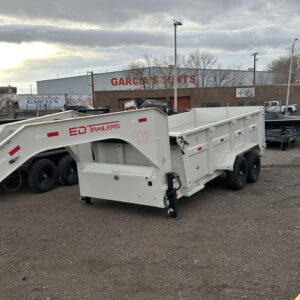 Heavy-duty gooseneck dump trailer