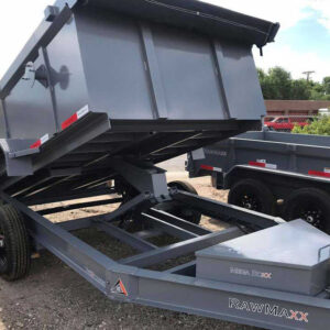 RawMaxx dump trailer lifted open