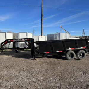 RawMaxx gooseneck trailer in lot