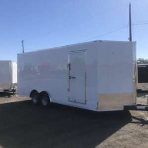 White cargo trailer for sale