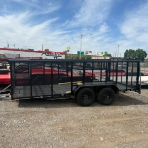 black metal utility trailer sale