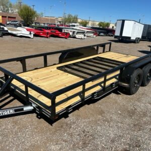 Heavy-duty flatbed utility trailer